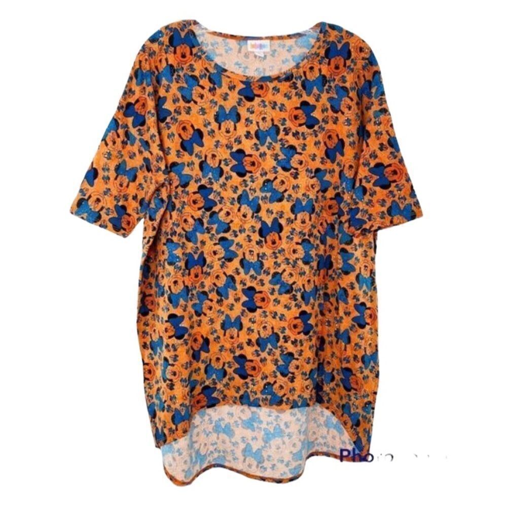 LULAROE Irma Disney Minnie Mouse Tunic Dress Shirt